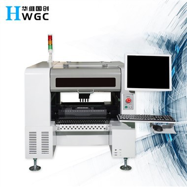 Máquina Pick and Place Diseño que ahorra espacio: montador de chips compacto para líneas de producción con espacio limitado SMT HW-T4-44F/50F